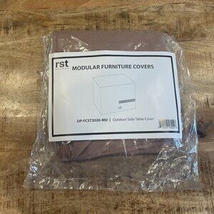 Patio Ottoman Cover Square Outdoor Side Table Furniture RST 21x21x18 Inch